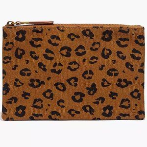 NWT Madewell The Canvas Pouch Clutch in Painted Spots